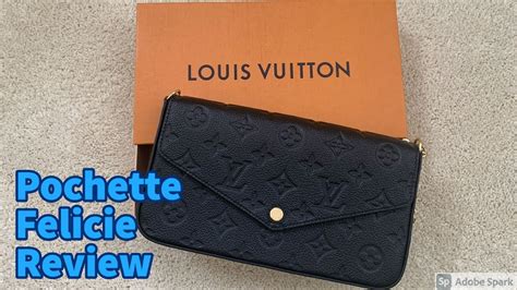 Louis Vuitton Pochette Felicie Review Black Empreinte Youtube