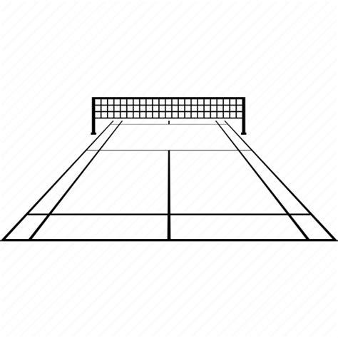 Badminton Court Clipart