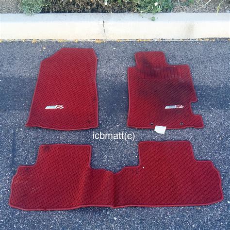 Car floor mats for toyota ipsum acm 21w jdm 2001~2007 fit only for car : JDM DC5 ITR Type R Floor Mats Red-SOLD
