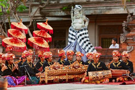 Traditional Balinese Orchestra Gamelan Editorial Stock Photo Image Of