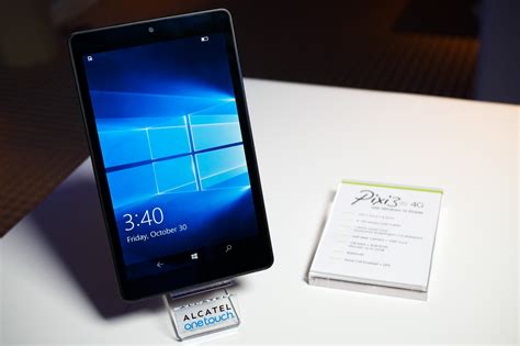 Hands On With The 8 Inch Alcatel Onetouch Pixi 3 Windows 10 Mobile