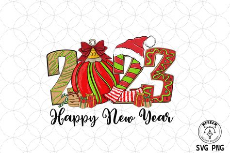 2023 Happy New Year Sublimation Svg Graphic By Mfreem · Creative Fabrica