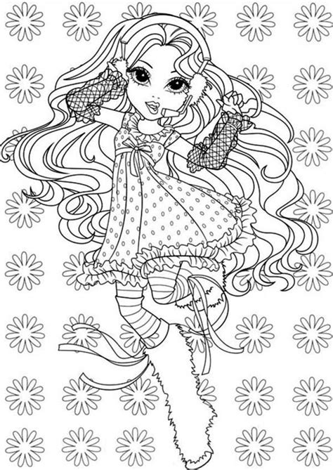 Happy Girl Bria In Moxie Girlz Coloring Pages Bulk Color Coloring