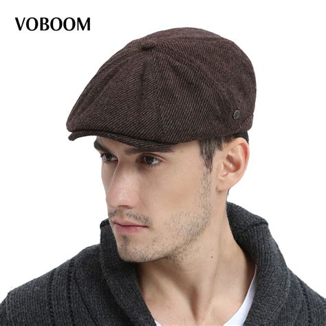 Buy Voboom Winter Autumn Warm Twill Woolen Beret Caps