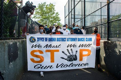 Bronx Politicians Police And Residents March Against Spate Of Gun Violence In The Borough