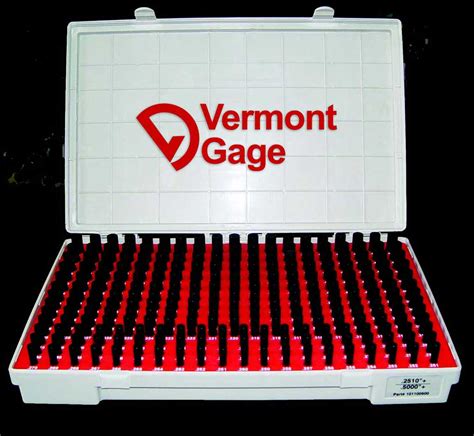Vermont Gage Black Guard Oxide Pin Gage Sets Class Zz Willrich