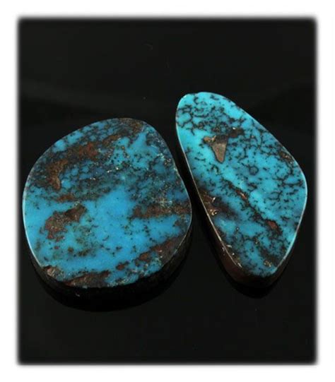 Pilot Mountain Turquoise Cabochons By Durango Silver Company Handmade