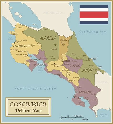 Map Of Costa Rica Costa Rica Political Map Wall Maps Sexiz Pix My Xxx Hot Girl