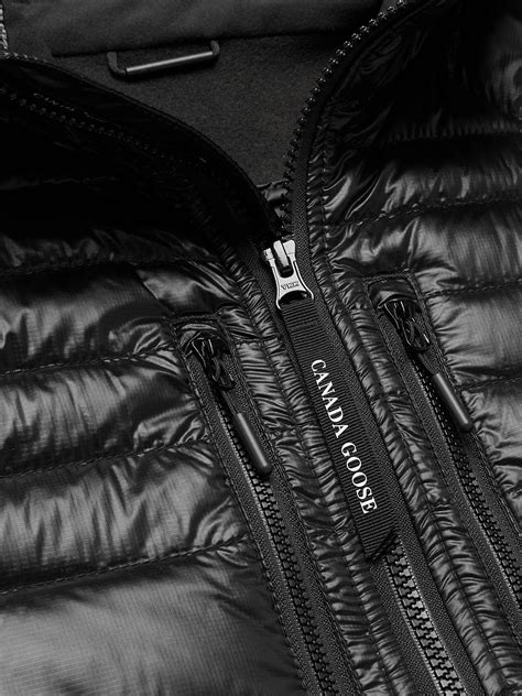 Black Hybridge Lite Slim Fit Quilted Shell Hooded Down Jacket Canada Goose Mr Porter