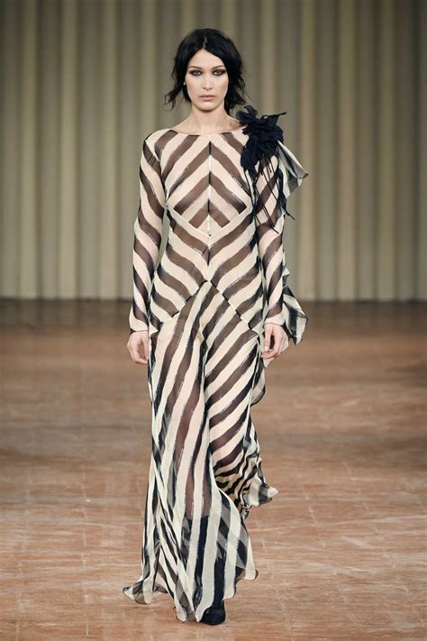 Bella Hadid At The Alberta Ferretti Show During The Milan Fashion Week