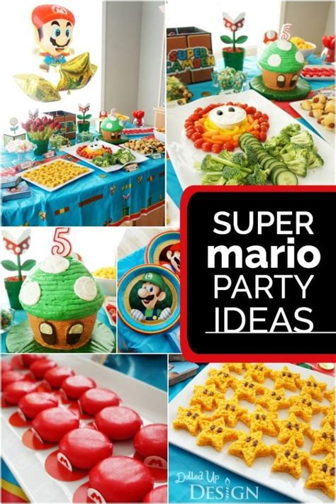 Super Mario Party Ideas Printable Templates