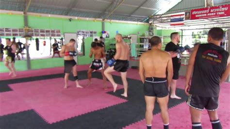 muay thai gym ao nang krabi thailand youtube