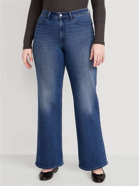 High Waisted Wow Wide Leg Jeans Old Navy