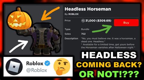 Headless Horseman Roblox Reqopdual