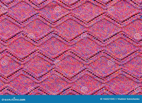 Pink Melange Knitted Sweater Texture Stock Image Image Of Hobbies Close 166521045