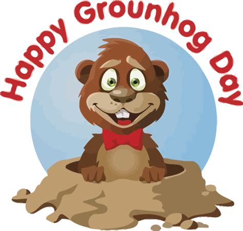 Download and print these groundhog day activities coloring pages for free. Happy Groundhog Day Transparent Background di 2020