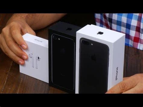 Choose from contactless same day delivery, drive up and more. iPhone 7 and AirPods: what's in the box - YouTube