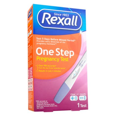 Rexall One Step Pregnancy Test Reviews 2021