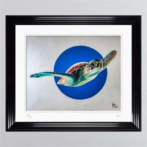 Sea Turtle Limited Edition Framed Wall Art Framed Art From Fab Home