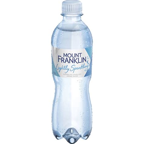 Mount Franklin Lightly Sparkling Water 450ml Woolworths