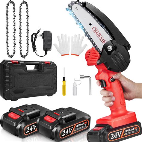 Buy Mini Chainsaw Cordless 4 Inch Electric Battery Powered Chainsaw