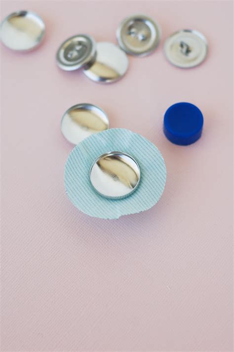 All Things Simple Fabric Covered Buttons Tutorial