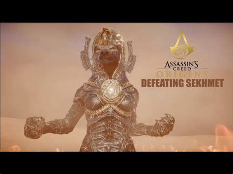 Assassin S Creed Origins Defeating Sekhmet YouTube