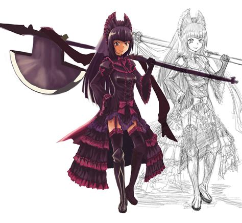 Rory Mercury Anime Paint Gate Thus