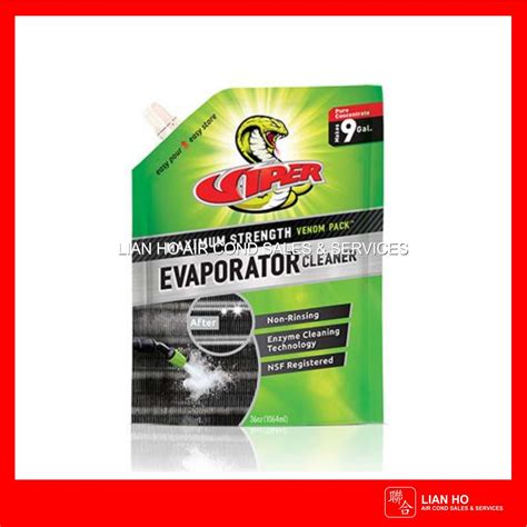 Viper Evaporator Coil Cleaner 36 Oz Pouch Venom Evaporator Lian Ho