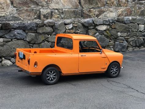 1976 Classic Austin Mini Truck Orange For Sale For Sale