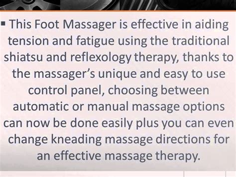 Carepeutic Hand Touch Shiatsu Foot Massager Youtube