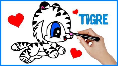 Aprender Acerca Imagen Dibujos De Un Tigre Facil Thptletrongtan