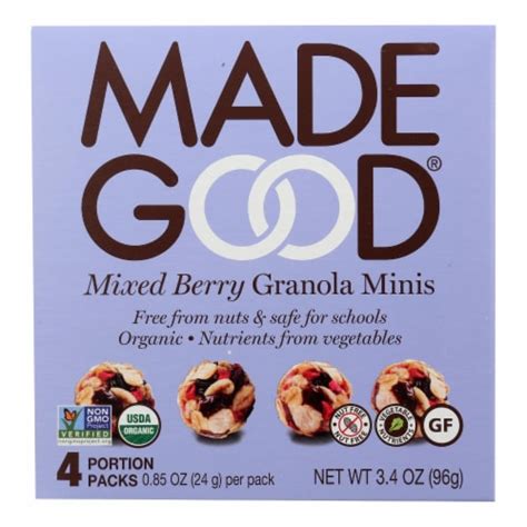Made Good Granola Mini Mixed Berry Case Of 6 34 Oz Boxes 485oz