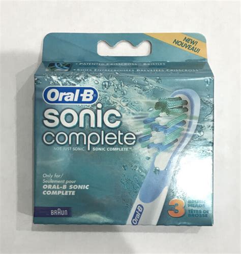 6 X Oral B Sonic Complete Replacement Heads Braun For Sale Online Ebay