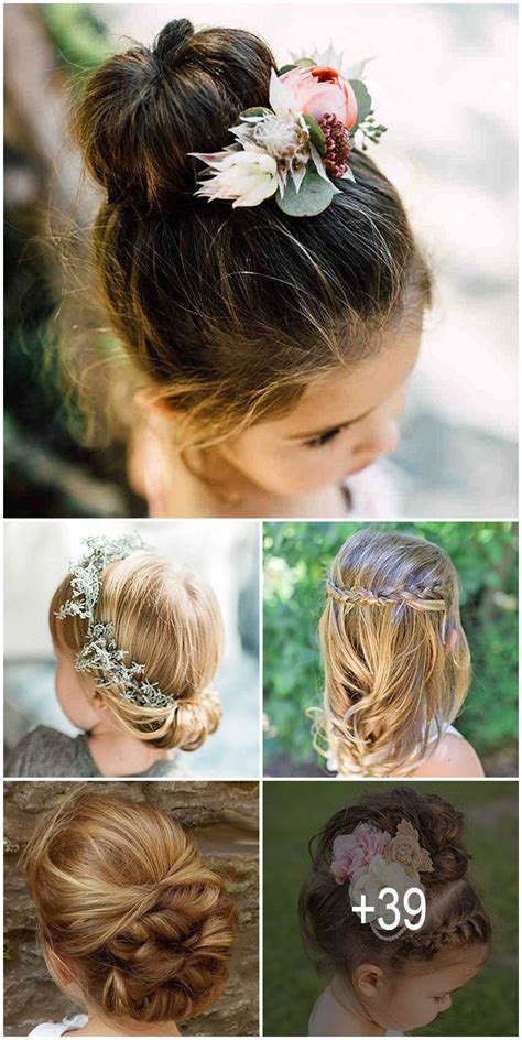 39 cute flower girl hairstyles 2020 update with images flower girl hairstyles flower girl