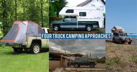 Sleeping mattress or a truck bed pad for truck camping. Best Truck Camping Setup: Truck Tent Campers, Roof Top ...