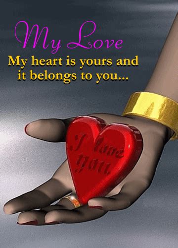My Heart Belongs To You Free Heart To Heart Day Ecards Greeting Cards
