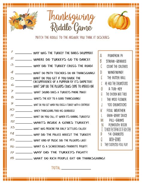 Check Out These Printable Or Virtual Thanksgiving Games Great To Add