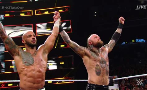 Ricochet And Aleister Black Got A Fond Farewell At Nxt Takeover
