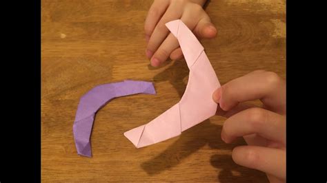 Origami Tutorial Boomerang Jeremy Shafer Youtube