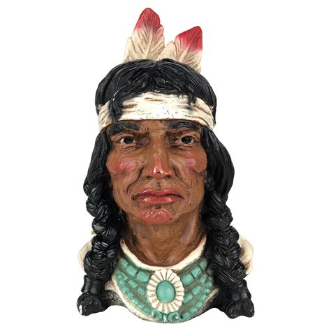 Native American Bust At 1stdibs