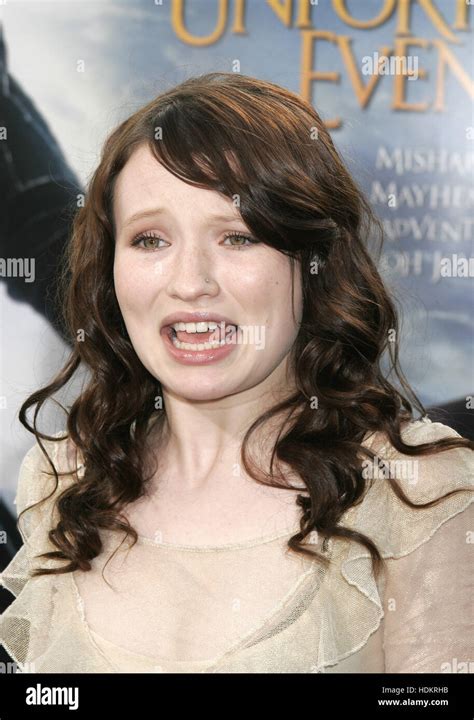 Emily Browning At The Premiere Of The Film Lemony Snickets A Series