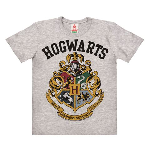 Harry Potter Hogwarts Logo Wappen Organic T Shirt Print