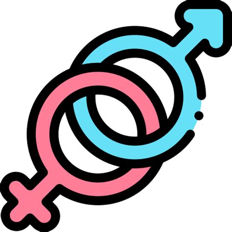 Ícone De Símbolo Sexual Detailed Rounded Lineal Color