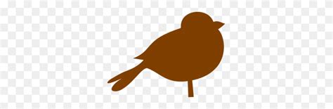Brown Chubby Bird Clip Art Perch Clipart Flyclipart