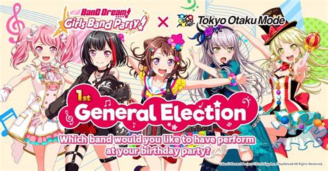 Announcing The Results Of The Vote Bang Dream Girls Band Party 1st