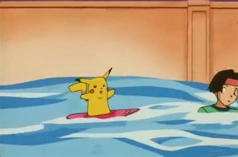 Pikachu Using Surf Pokémon Know Your Meme