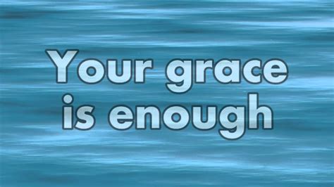 Your Grace Is Enough Instrumental With Lyrics Youtube