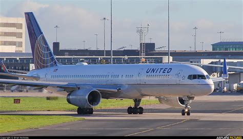 N14115 United Airlines Boeing 757 200 At Manchester Photo Id