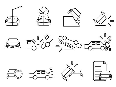 Car Crash Icon Vector Art Icons And Graphics For Free Download